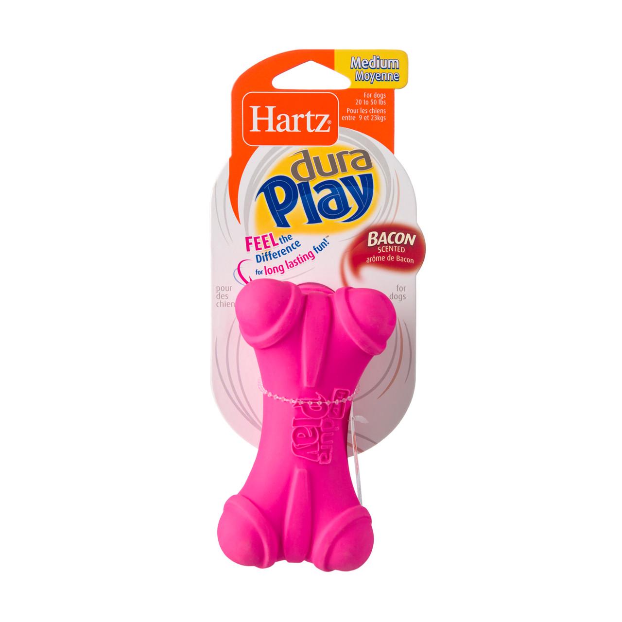 Игрушка латексная для собак средних пород Hartz Dura Play Bone Medium кость с пищалкой (H99282)