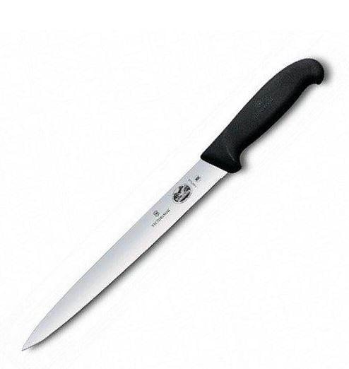 Нож для нарезки Victorinox Fibrox Sausage 25 см Черный (583623) Нож для нарезки Victorinox Fibrox Sausage 25 см Черный (583623)