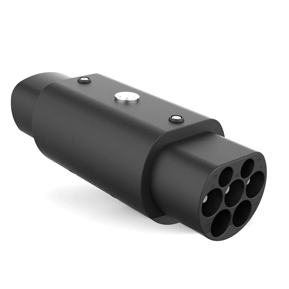 Перехідник із Tesla на GBT для електромобілів із Китаю 7.4 кВт 32А ech