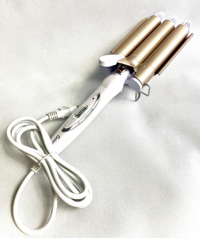 Плойка для волосся Gemei GM 1988-25 3-хвилі з керамічним покриттям 45 Вт (2390000040) - фото 16