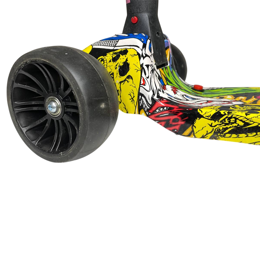 Самокат Voltronic Графіті Джокер з музикою та димом і світлом до 50 кг (НКП) - фото 7