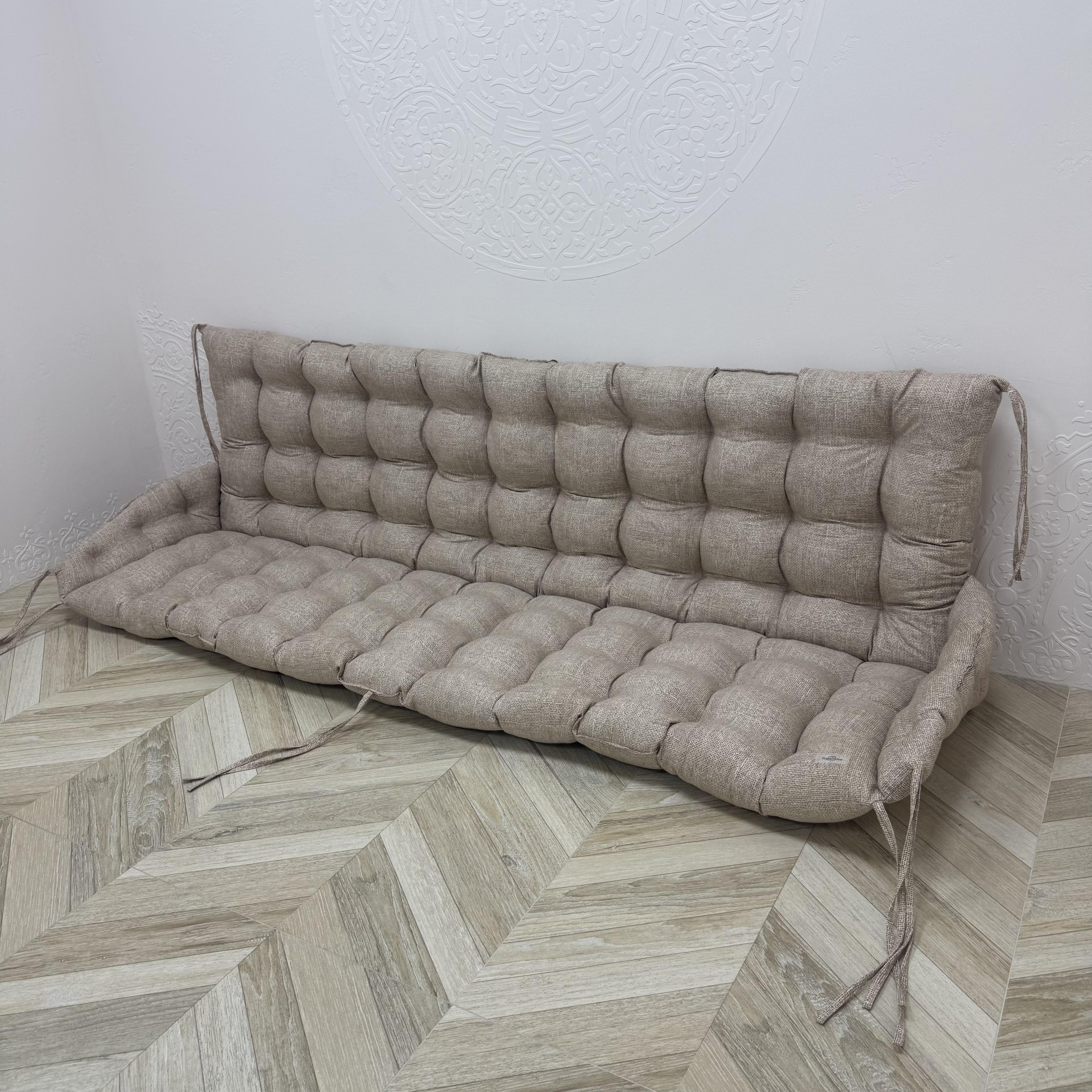 Подушка с бортами Сomfort Home Matting на поддоны/качели/каркасы/садовую мебель панама 100х50х50х20 см