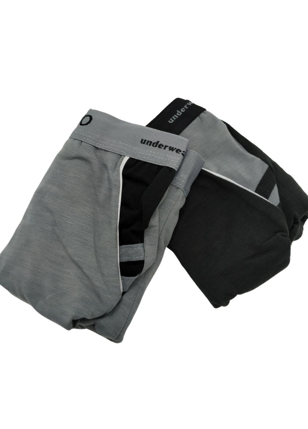 Набор мужских трусов боксерок №2 XXL 2 шт. Серый (348-54)