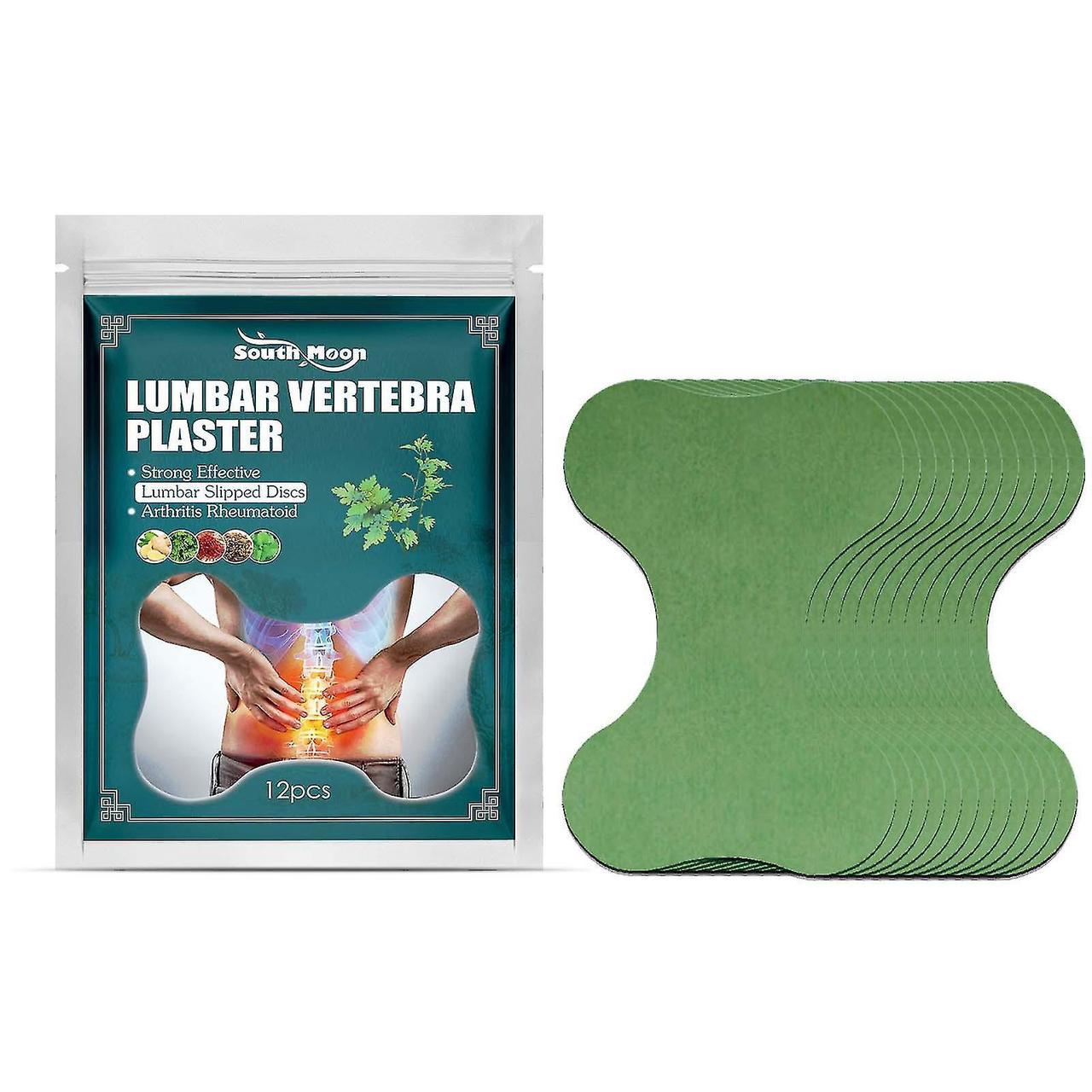 Медичний пластир Lumbar Vertebra Plaste проти болю у спині 5 шт. Зелений (2149939261)