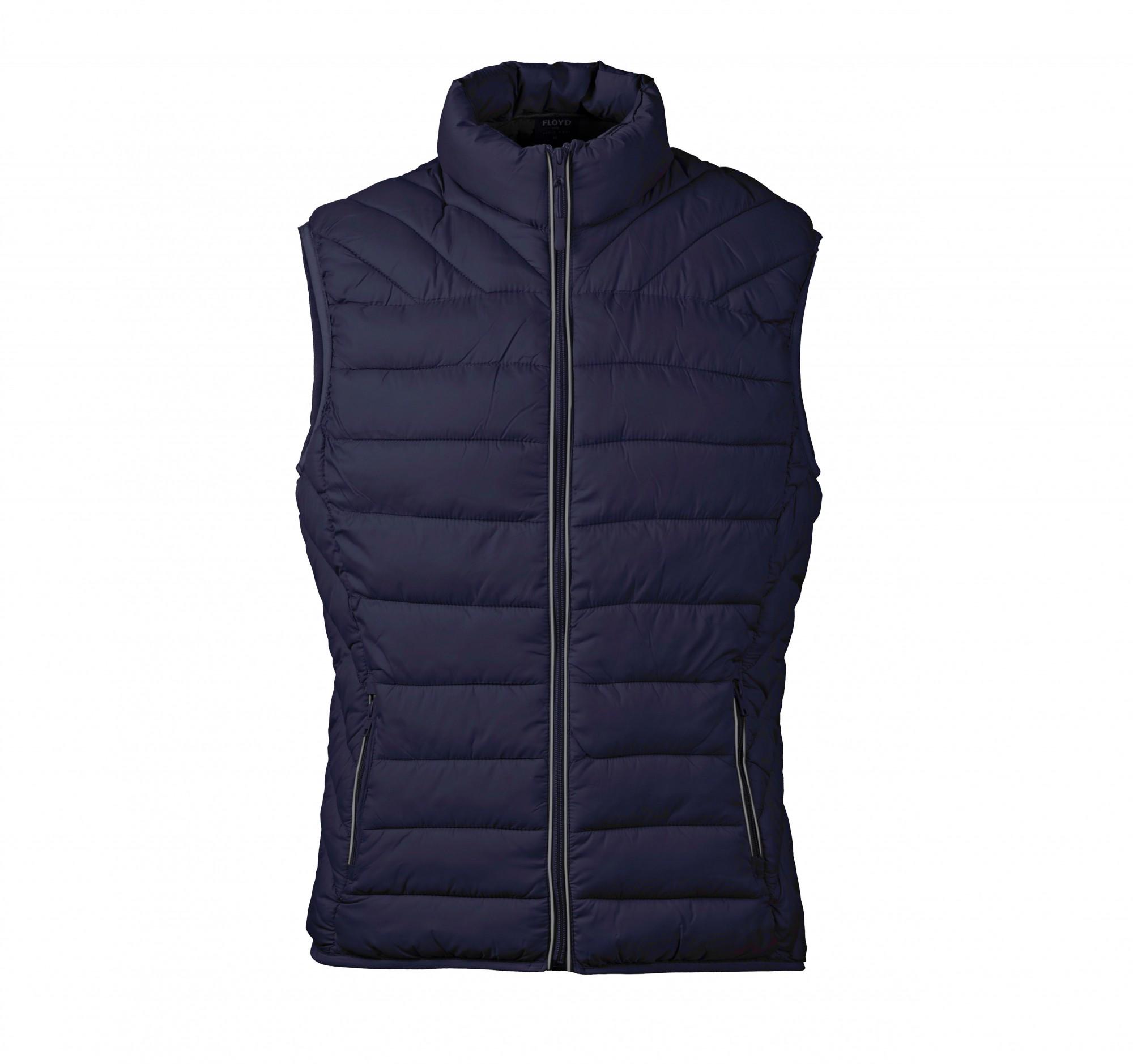 Жилет женский Dallas стеганый с воротником-стойкой L Темно-синий