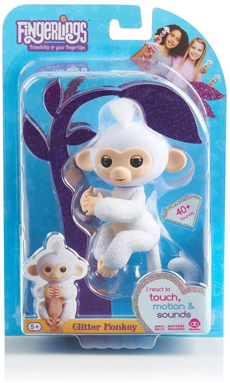 Интерактивная игрушка Fingerlings Monkey Белый (17944945)