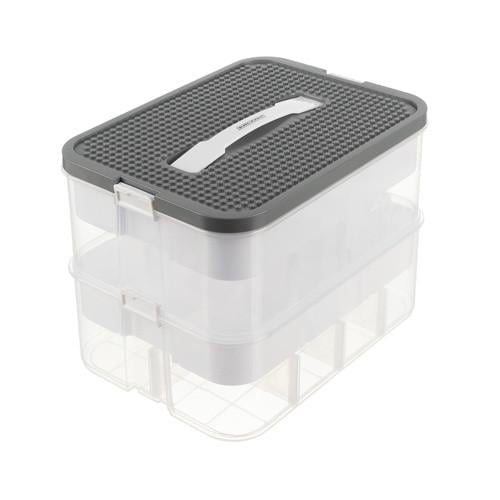 Контейнер для зберігання конструктора Kruzzel 25756 2-рівневий