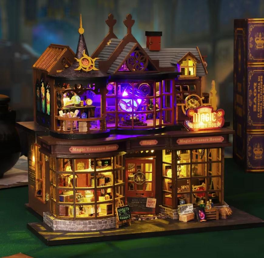 Конструктор-румбокс DIY House Magic City 23,5x18x22 см (2104618649) - фото 10 Конструктор-румбокс DIY House Magic City 23,5x18x22 см (2104618649) - фото 10