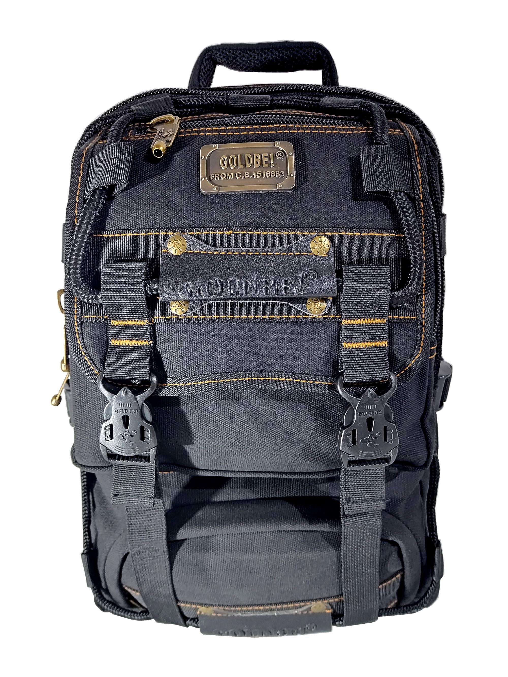 Рюкзак джинсовий Gold Be 98208 22 л Чорний