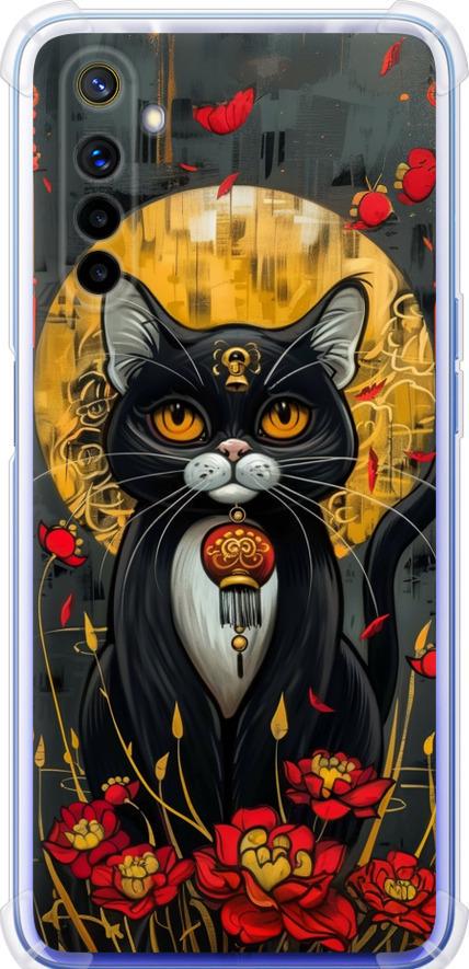 Чехол на Realme 6 China Cat (6134sp-1913-42517) Чехол на Realme 6 China Cat (6134sp-1913-42517)