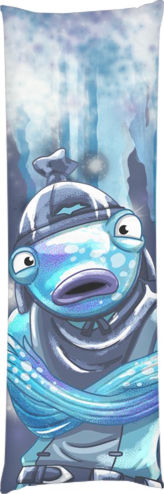 Подушка дакимакура Fortnite Freezing Fishstick 50х150 см (13545702)