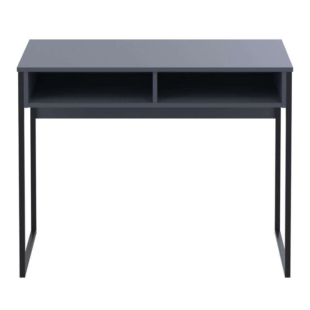 Стіл письмовий з полицею Doros Барт 100х55х78,1 см Графіт (DRS-011426)