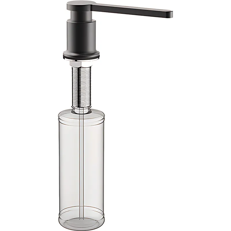 Дозатор для моющего средства врезной Koer SDB-03-05 300 мл Черный (KR5633)