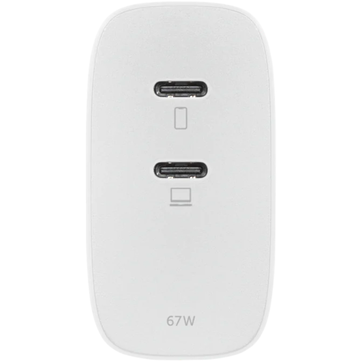 Зарядное устройство Native Union Fast GaN Charger PD 67W Dual USB-C Port White (FAST-PD67-WHT-INT) - фото 6 Зарядное устройство Native Union Fast GaN Charger PD 67W Dual USB-C Port White (FAST-PD67-WHT-INT) - фото 6