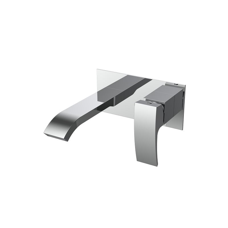 Смеситель для умывальника KOER KB-16007-01 встраиваемый Хром (KR3450)