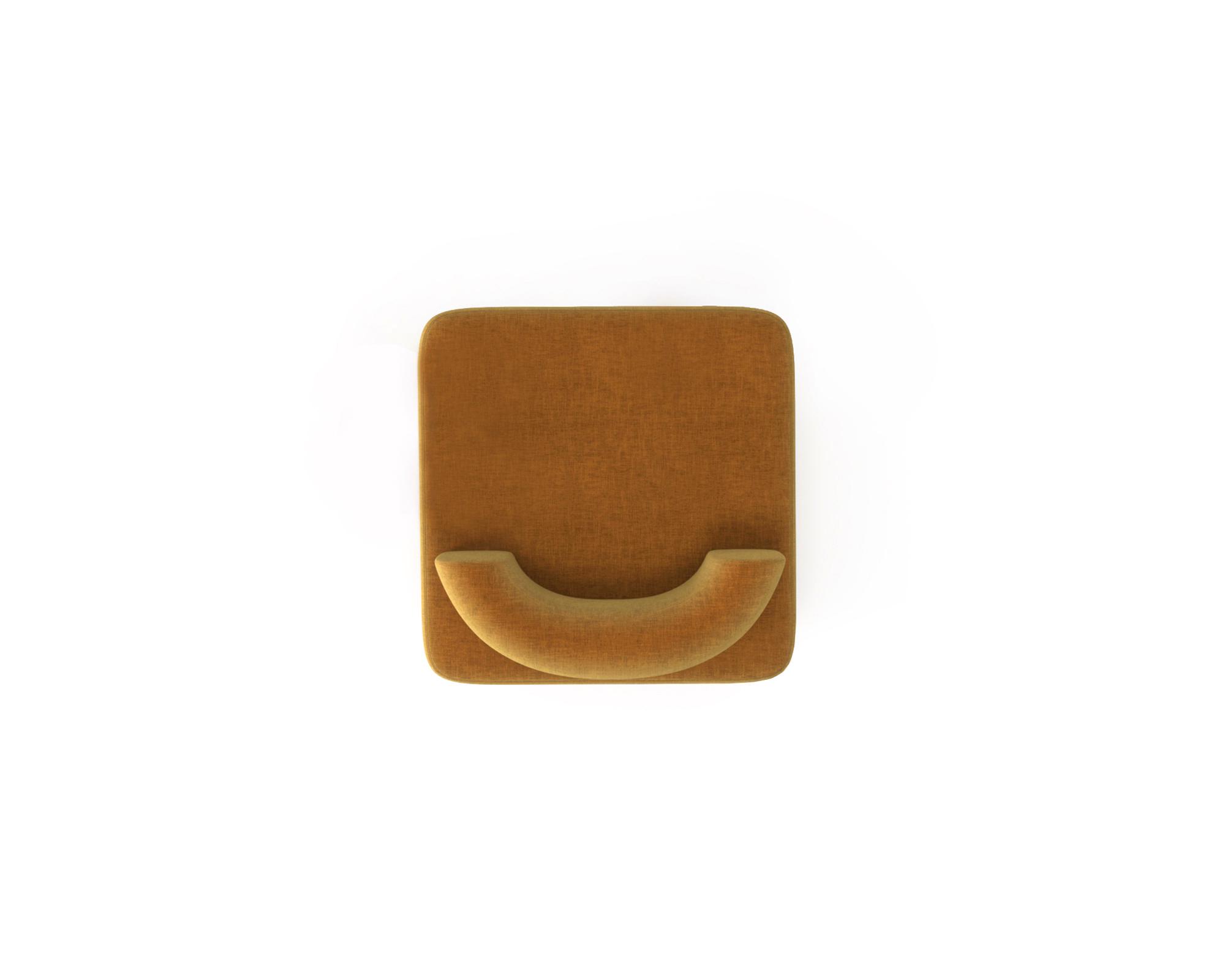 Кресло модульное Plump со встроенной розеткой и зарядкой USB 80x80x65 см Желтый (0011) - фото 3 Кресло модульное Plump со встроенной розеткой и зарядкой USB 80x80x65 см Желтый (0011) - фото 3