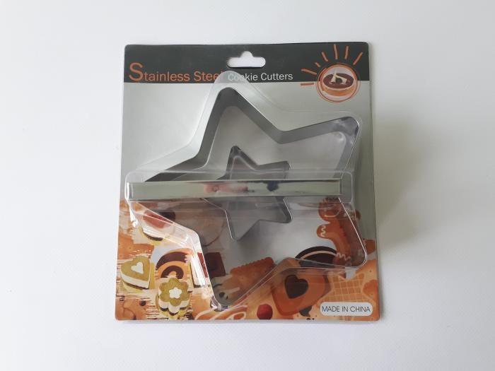 Форма для выпечки печенья каттер Вырубка Звезда металлическая L 15,5/6 см (18529) - фото 4 Форма для выпечки печенья каттер Вырубка Звезда металлическая L 15,5/6 см (18529) - фото 4