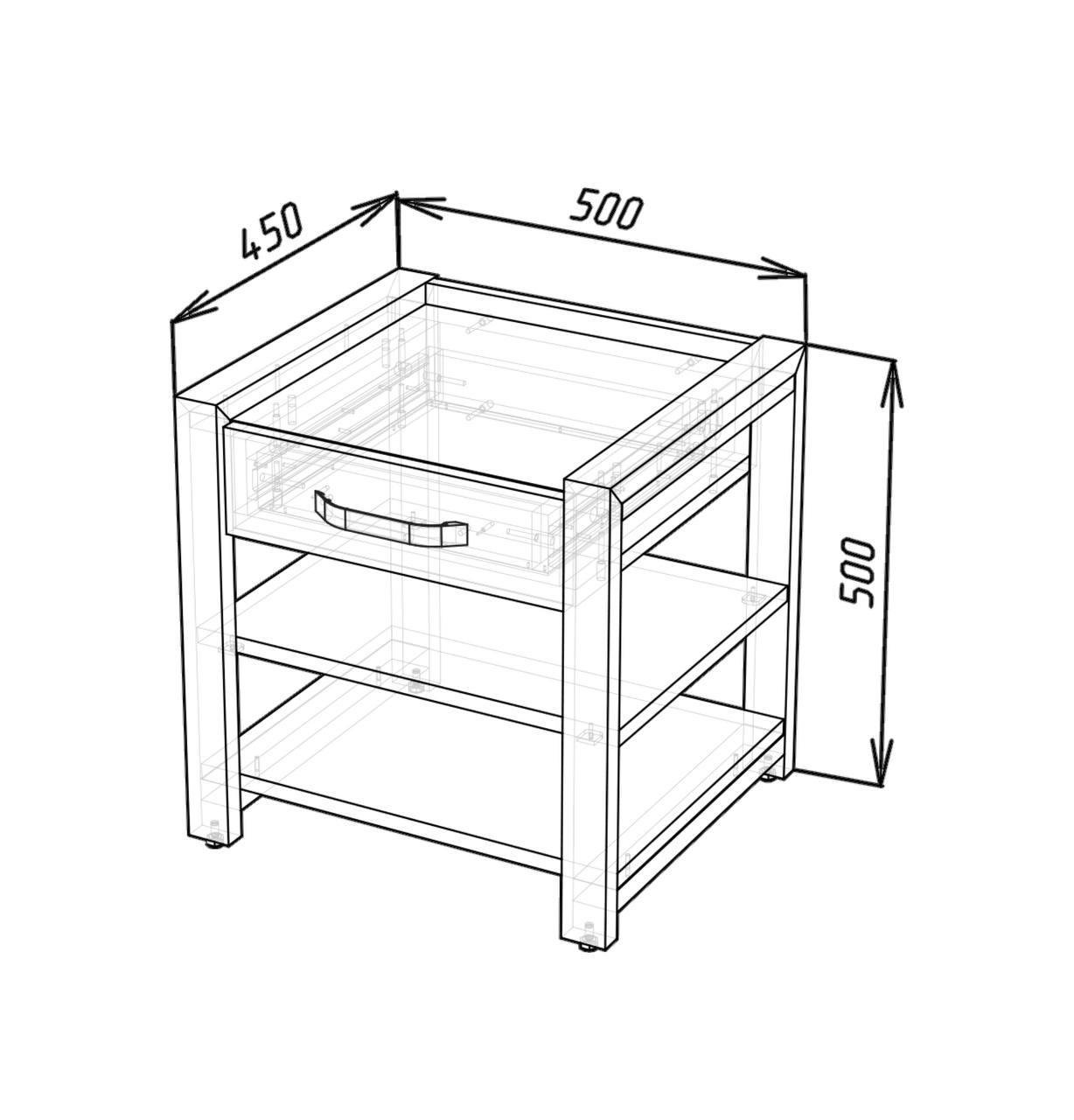 Комплект меблів спальня готовий К7 УТП028660 Loft Тахо - фото 6 Комплект меблів спальня готовий К7 УТП028660 Loft Тахо - фото 6