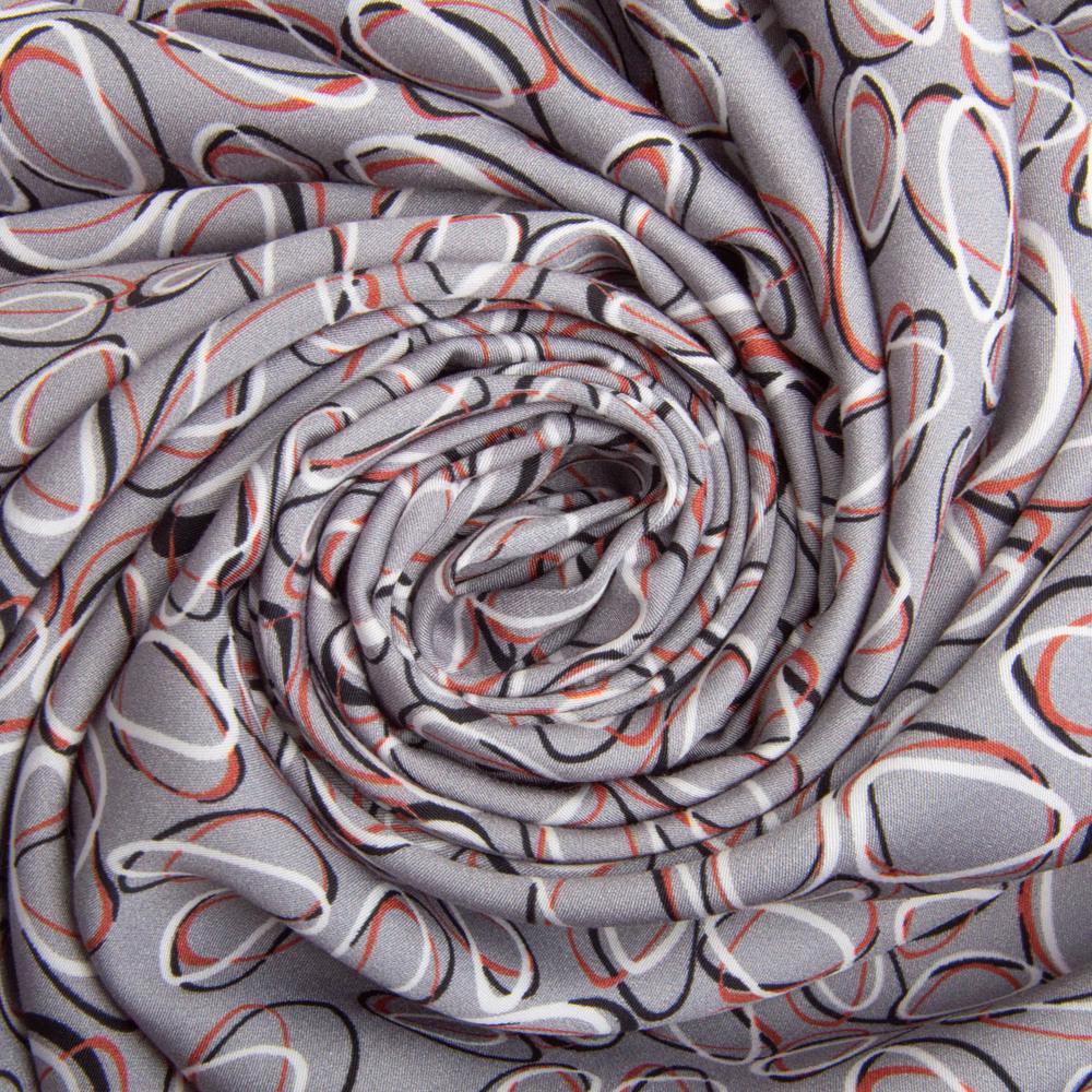 Ткань штапель вискоза Камешки 135 гр/м2 платяная (26563)