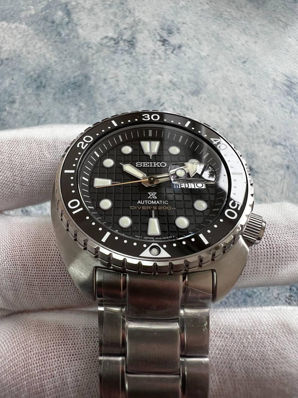 Наручные часы мужские Seiko SRPE03K1 Prospex King Turtle (1445512935) - фото 5 Наручные часы мужские Seiko SRPE03K1 Prospex King Turtle (1445512935) - фото 5