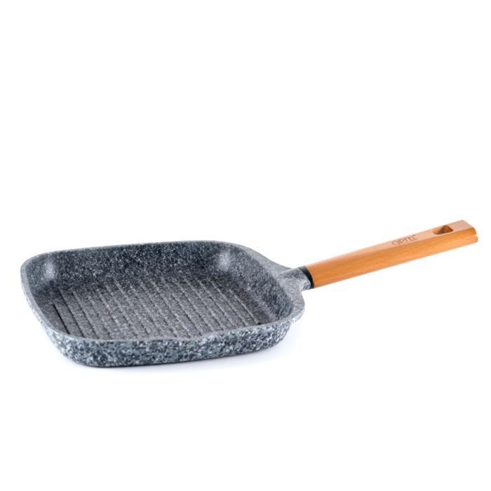 Сковорода-гриль GIPFEL Naturel 24 см алюміній (2645026)