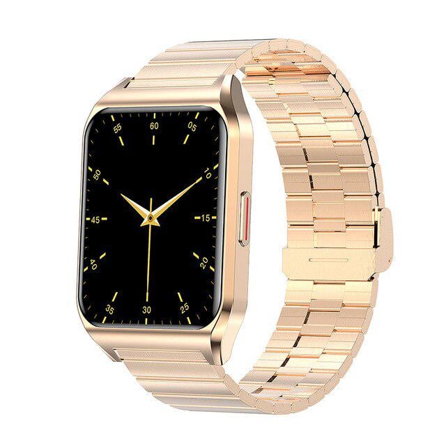 Смарт-годинник Lemfo H60 Pro з тонометром/пульсоксиметром/ дзвінки/температура тіла Gold - фото 3