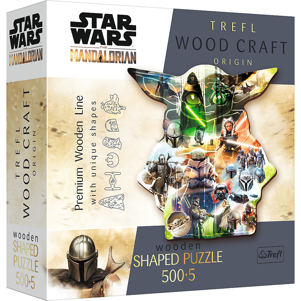 Пазли фігурні з дерева Таємничий Грог Trefl 500+5 елементів (5900511201697 20169)