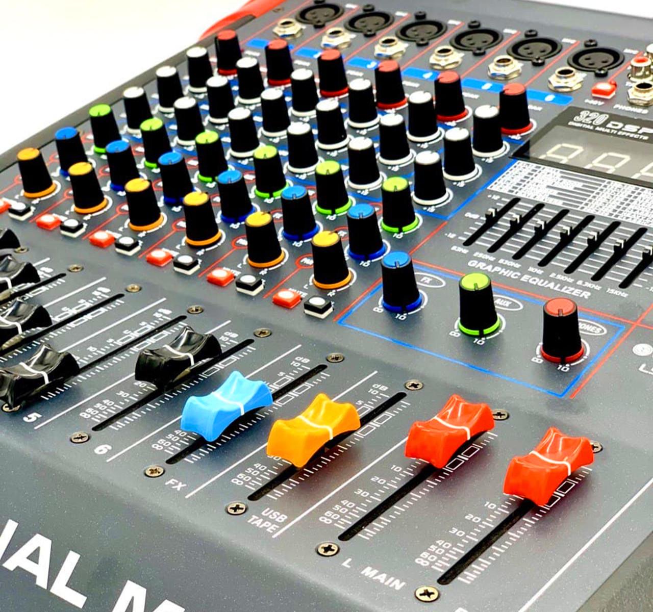 Микшерный пульт WVNGR LS-N6 Mixer Bluetooth 320DSP - фото 4