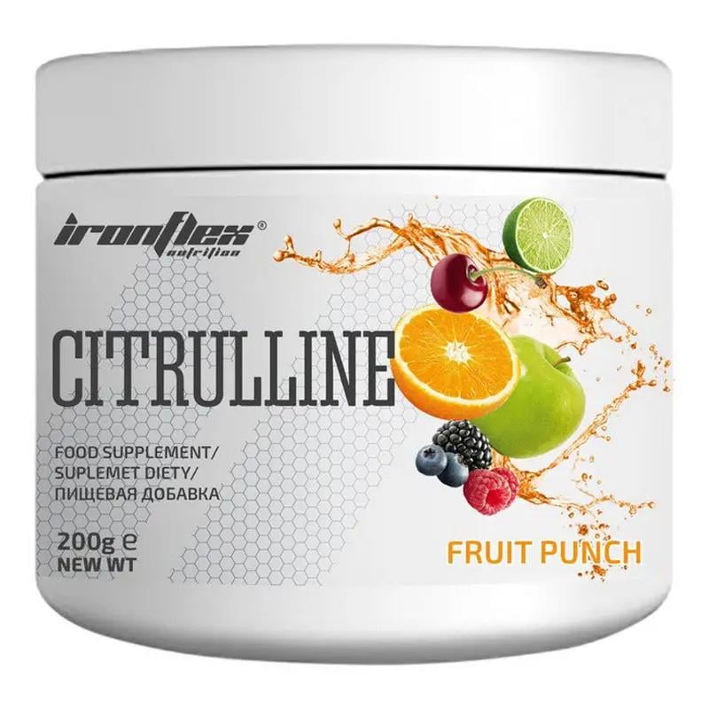 Цитрулін IronFlex Citrulline Фруктовий пунш 200 г (10958-01)