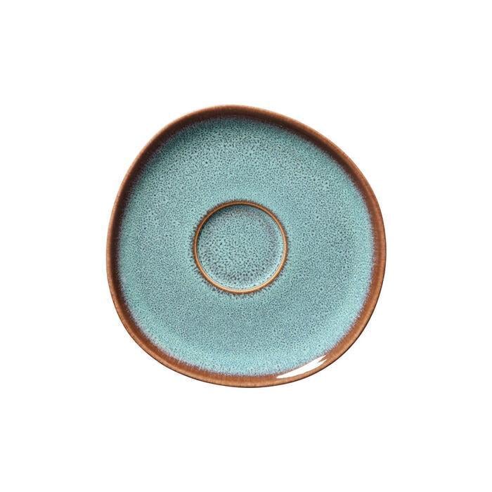 Блюдце Villeroy & Boch Lave 15,5 см Бежевий/Бірюзовий (2610992)