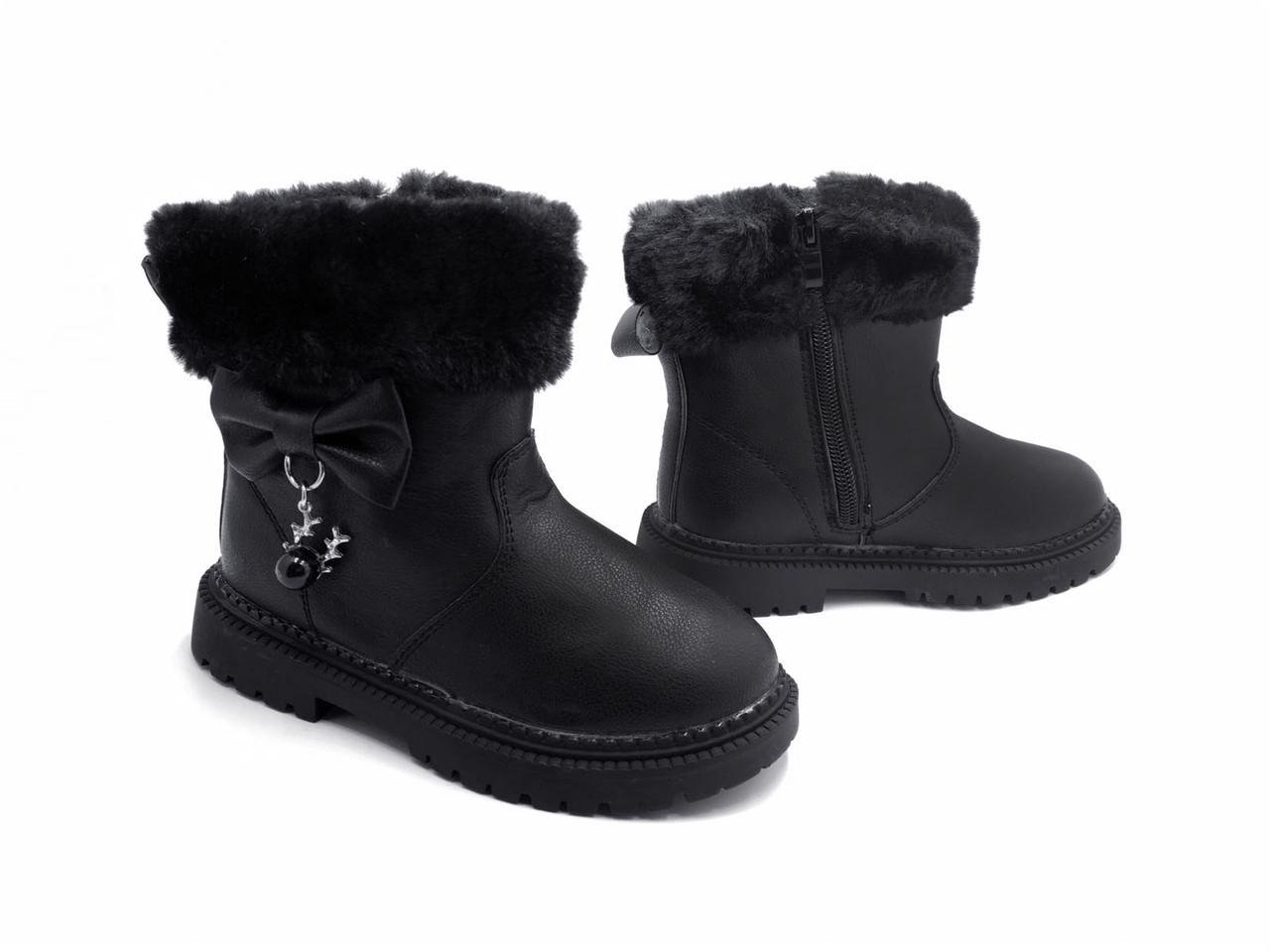 Черевики зимові для дівчаток BBT Kids T5166-1/27 р. 27 Чорний - фото 4 Черевики зимові для дівчаток BBT Kids T5166-1/27 р. 27 Чорний - фото 4