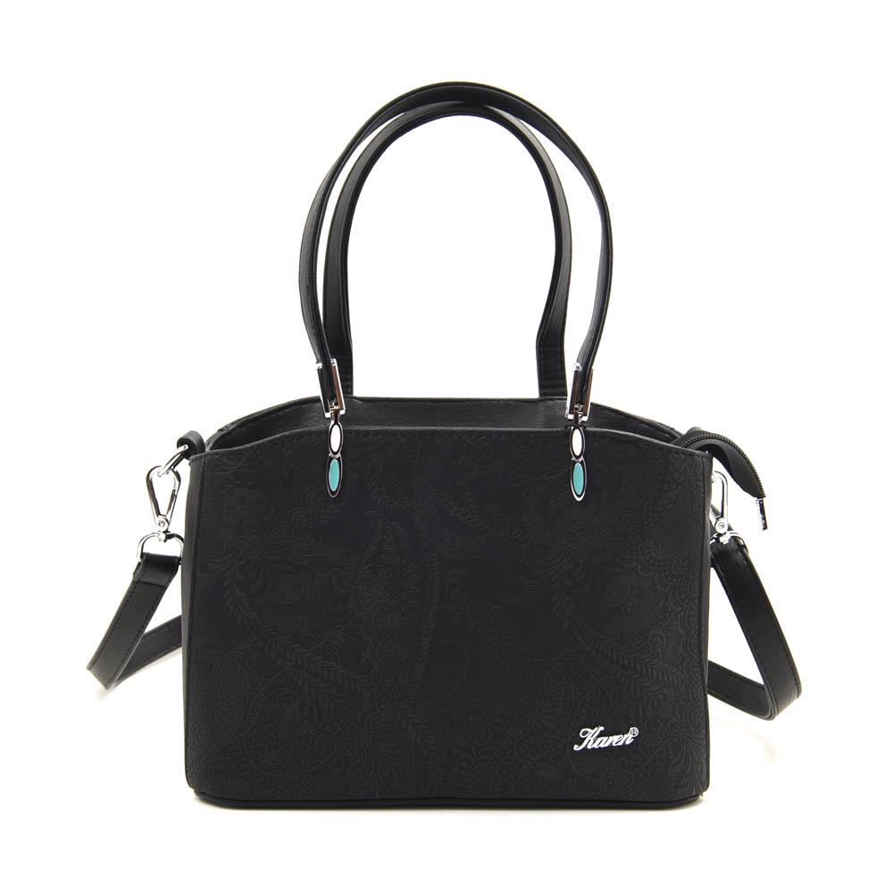 Сумка Karen Jarek 27,5х12х18,5 см Black (116363)