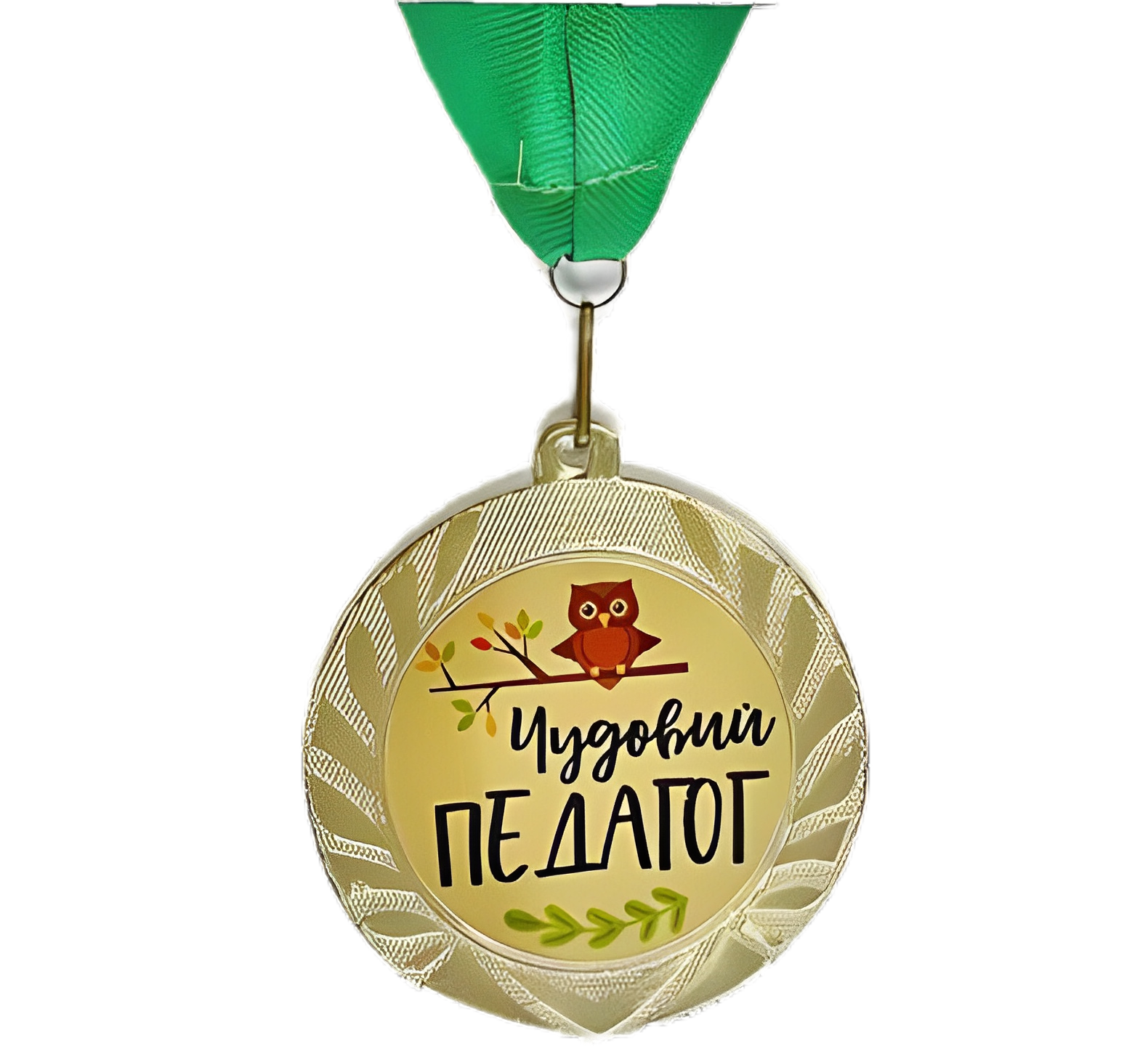 Медаль сувенирная "Чудовий педагог" 7 см (MED_22O002)