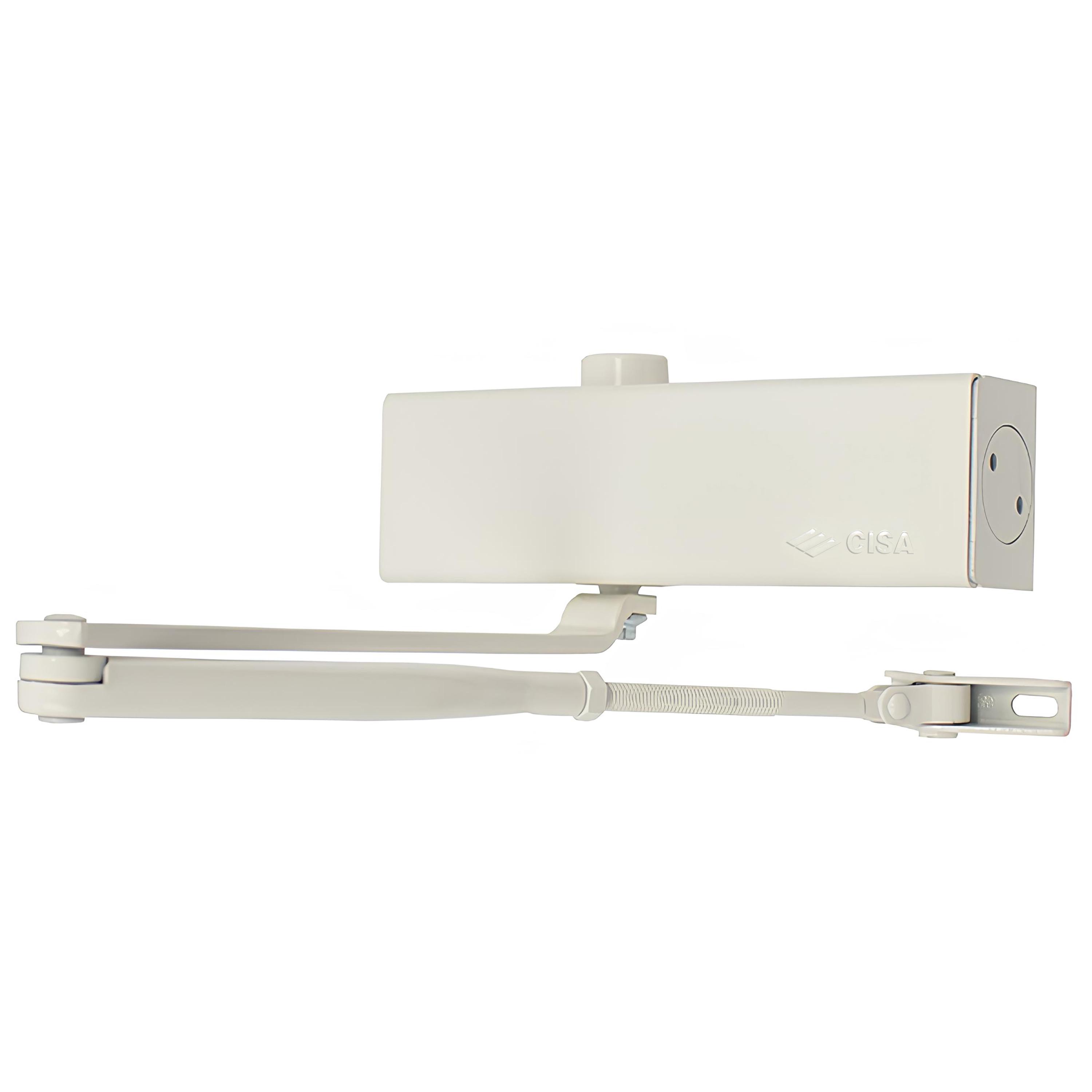 Доводчик Cisa C1610.05.0.45 Professional Plus2 BC STD FIRE до 120 кг Белый