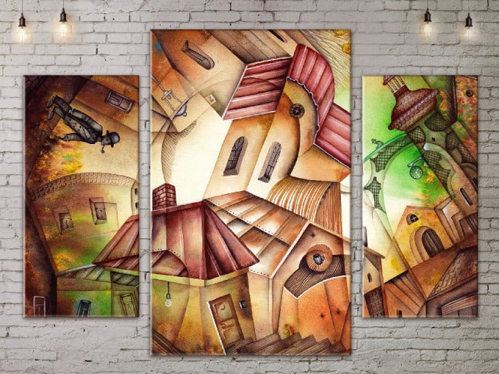 Картина модульная 3 части ArtStar Дали 80х110 см ADA0083_2