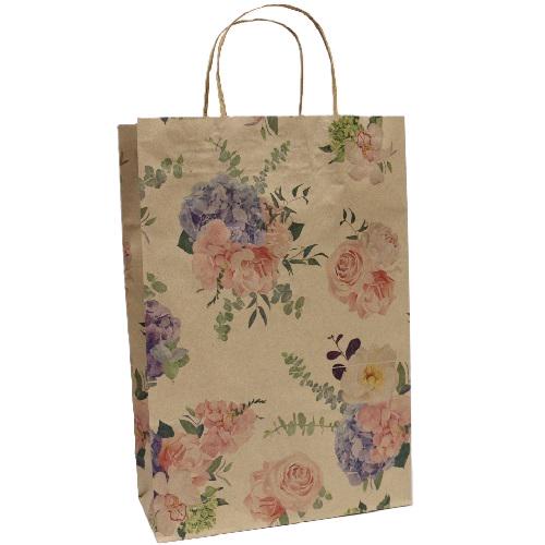 Подарунковий пакет Stenson 1039K Flowers 24x37x10 см