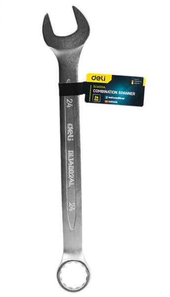Ключ гаечный комбинированный Deli Tools EDL140024L 24 мм (27207042)