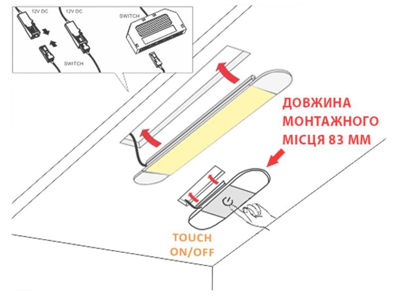 Вимикач LED Альфа Майстер 10A - фото 2