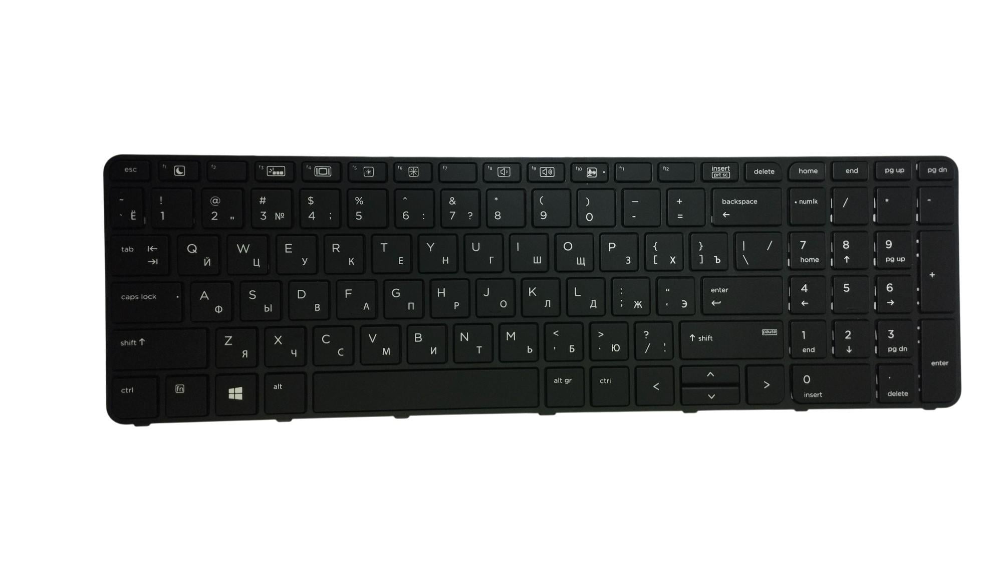 Клавіатура для ноутбука HP ProBook 470 G3 з підсвічуванням Light Black
