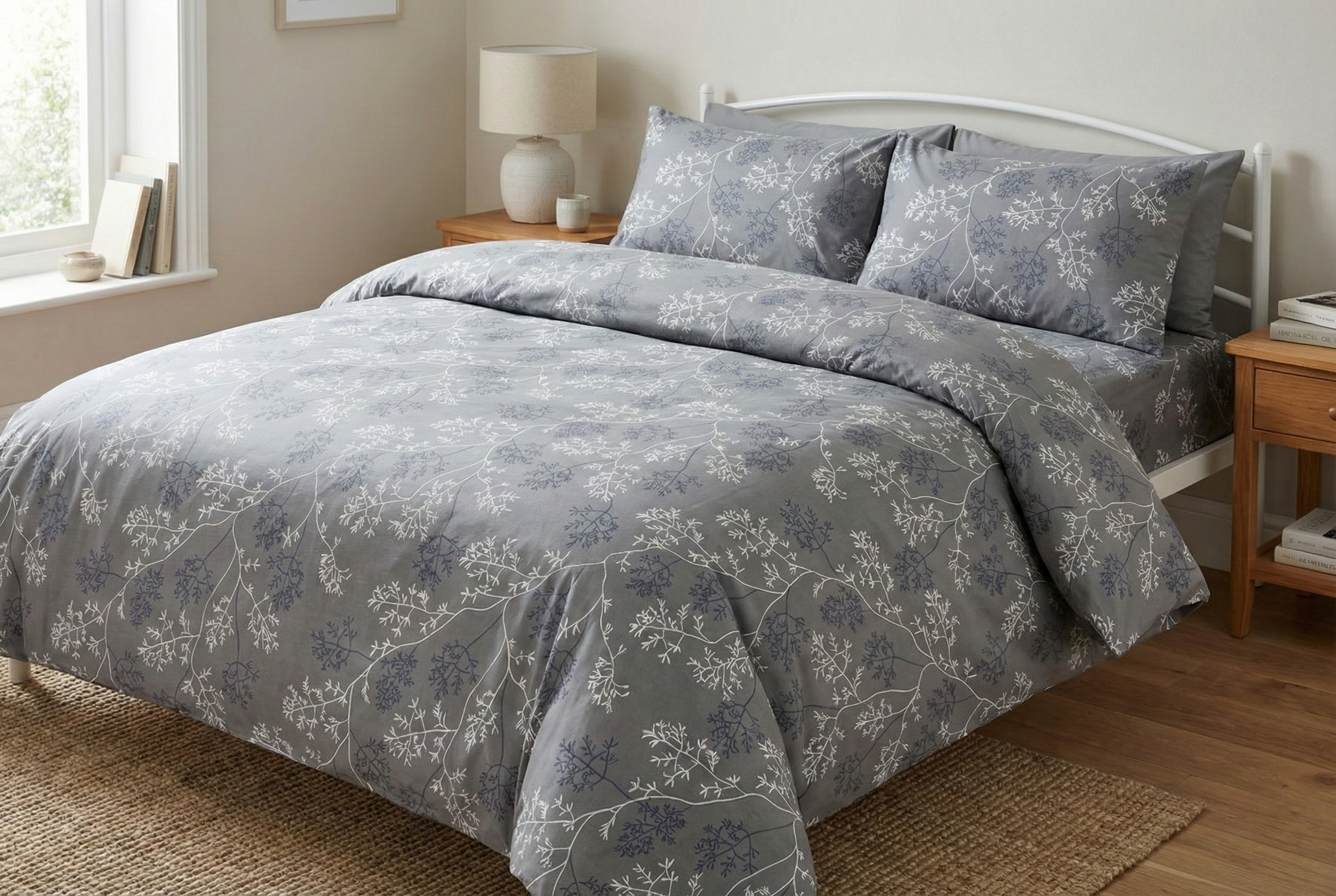 Комплект постельного белья Branch A двуспальный 200х220 см бязь (G-3101A/2.0)