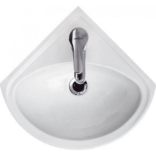 Раковина Cersanit Sigma 32 см з отвором кутова (9871910)