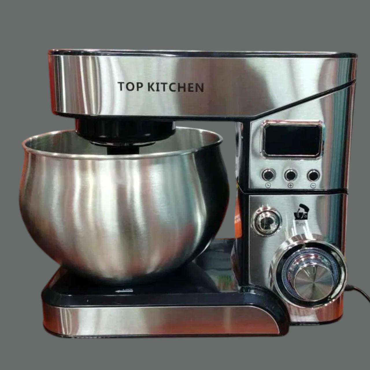 Міксер-тістоміс планетарний Top Kitchen Tk00224 сталева чаша 6 л дисплей 6 режимів 4000 Вт - фото 8