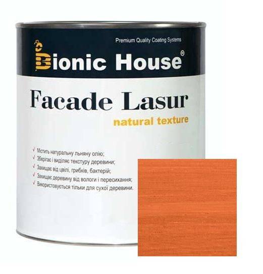 Краска фасадная для дерева Facade Lasur 2,8 л Рябина (18271479) - фото 1 Краска фасадная для дерева Facade Lasur 2,8 л Рябина (18271479) - фото 1