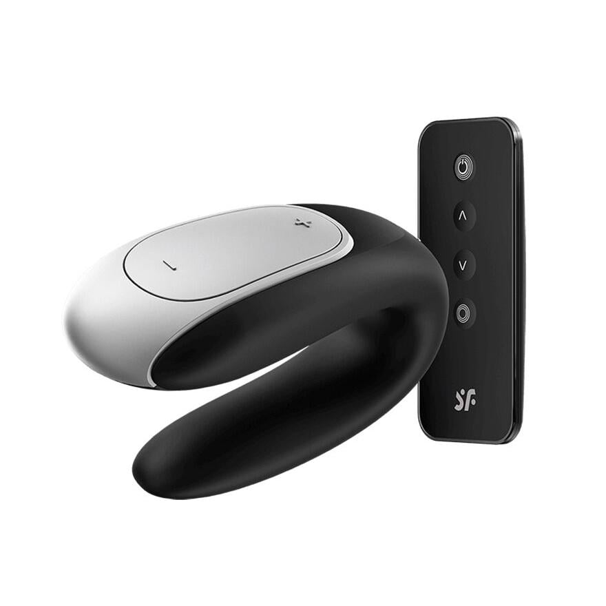 Вибратор для пар Satisfyer Double Fun 9 см Черный (45542)