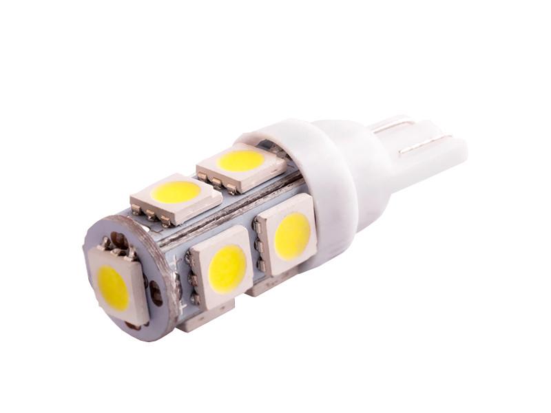 Автолампа светодиодная T10 W5W 12 В SMD5050-9led Белый (166)