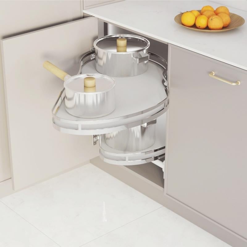 Угол магический Rejs Optima ERGO 900/450 правый Хром/Белый (WE36.0004.43.374)