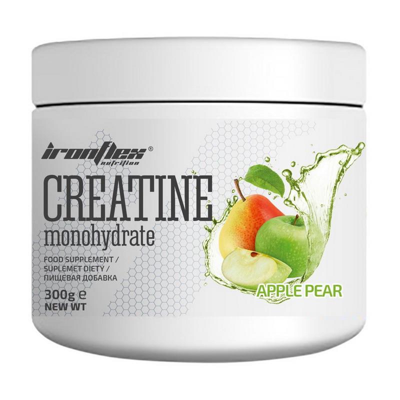 Креатин моногидрат IronFlex Creatine Monohydrate 300 г Яблоко (10952-01)