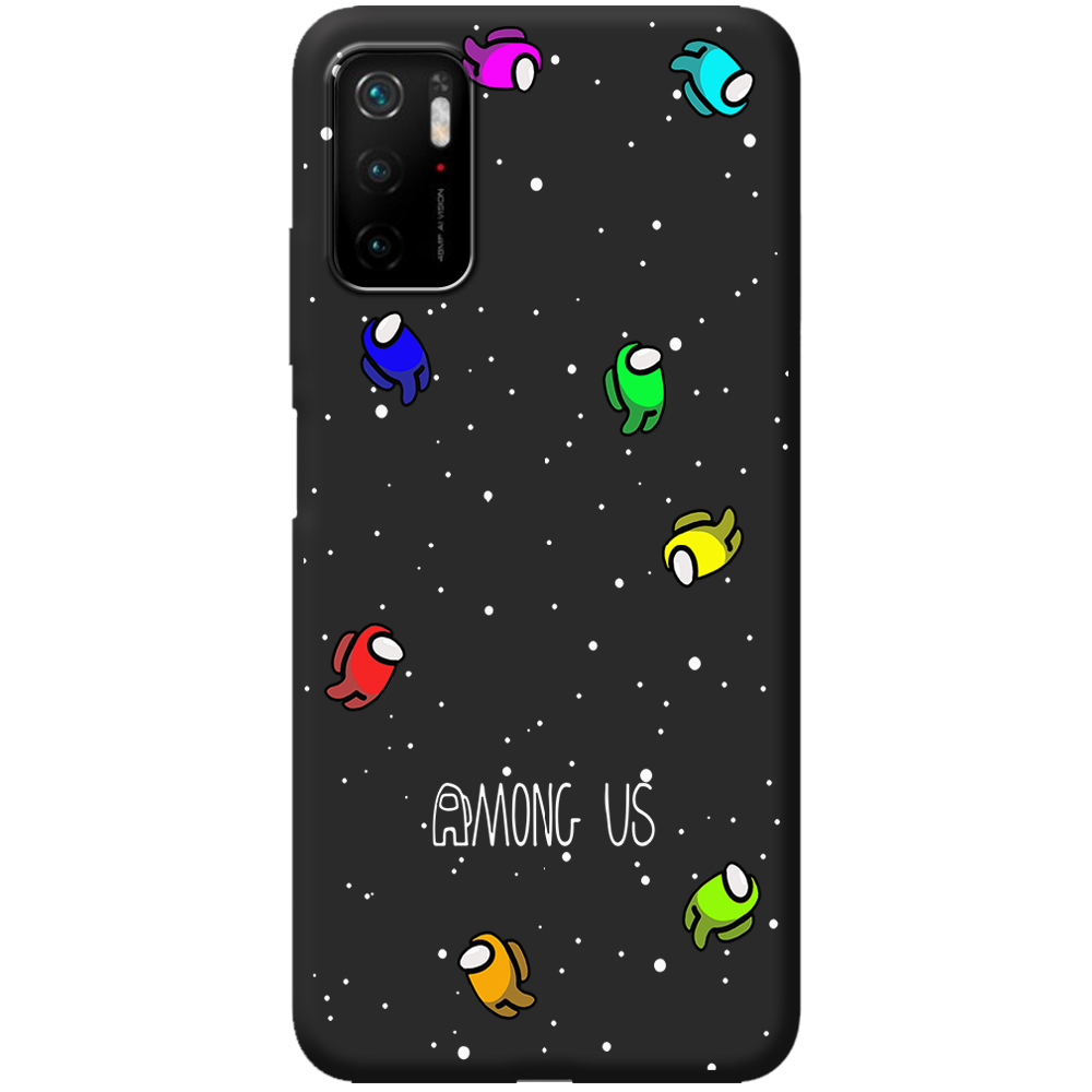Чохол BoxFace Poco M3 Pro Among Us Invisible Чорний силікон (42474-bk76-44013)