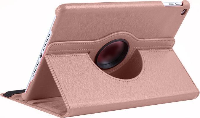 Чехол кожаный Circle для iPad 10,2 2020 поворотный Rose Gold (26061)