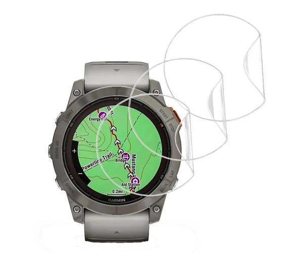 Пленка гидрогелевая Hydrogel Film для Garmin Fenix ​​7X Pro 6 шт. Transparent